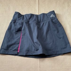 Adidas Clima365 Gray Pink Split Skort Shorts Skirt